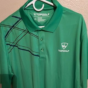 Green T-shirt for golf
